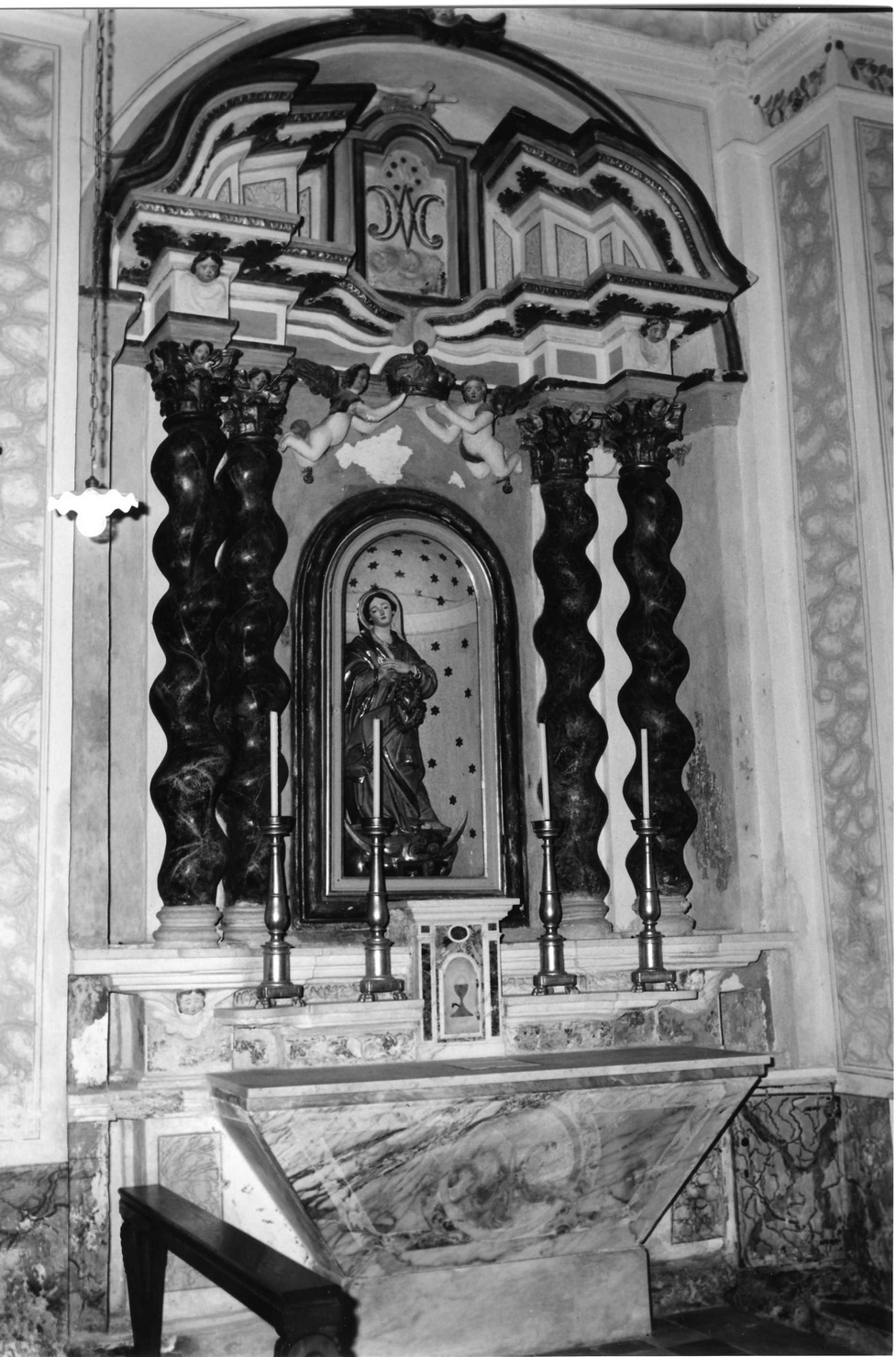 altare, opera isolata - bottega ligure (prima metà, seconda metà sec. XVIII, sec. XIX)