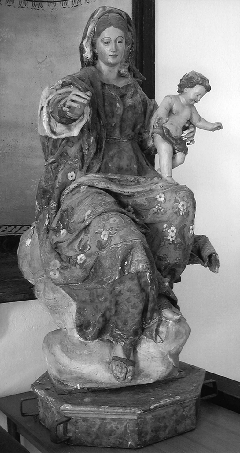 Madonna con Bambino (statua, opera isolata) - bottega genovese (sec. XVIII)