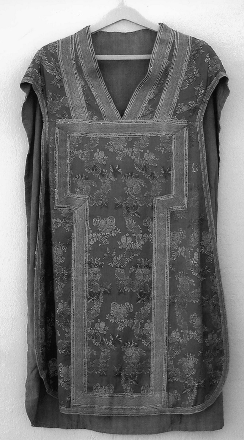 paramento liturgico, insieme - manifattura ligure (prima metà sec. XX)