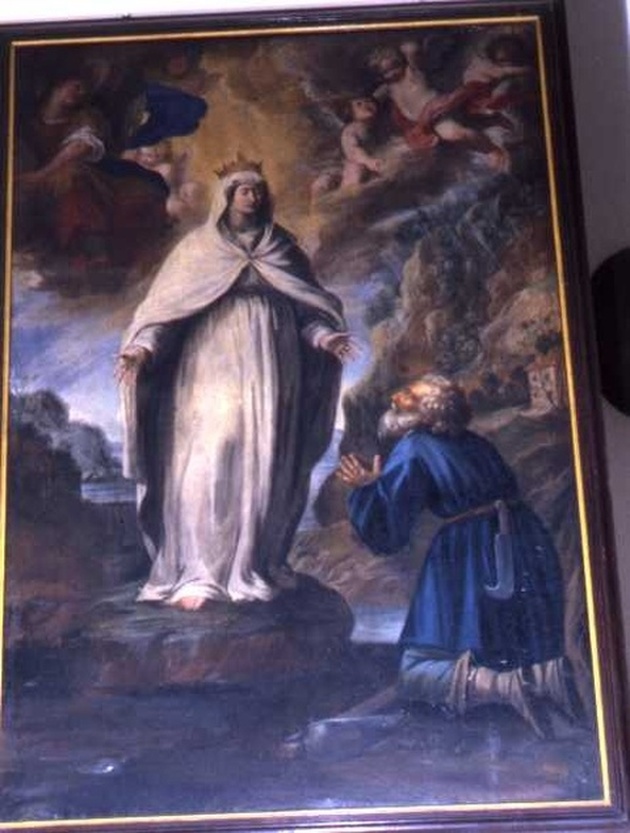 Madonna della Misericordia di Savona (dipinto, opera isolata) di Carlone Giovanni Battista (seconda metà sec. XVII)