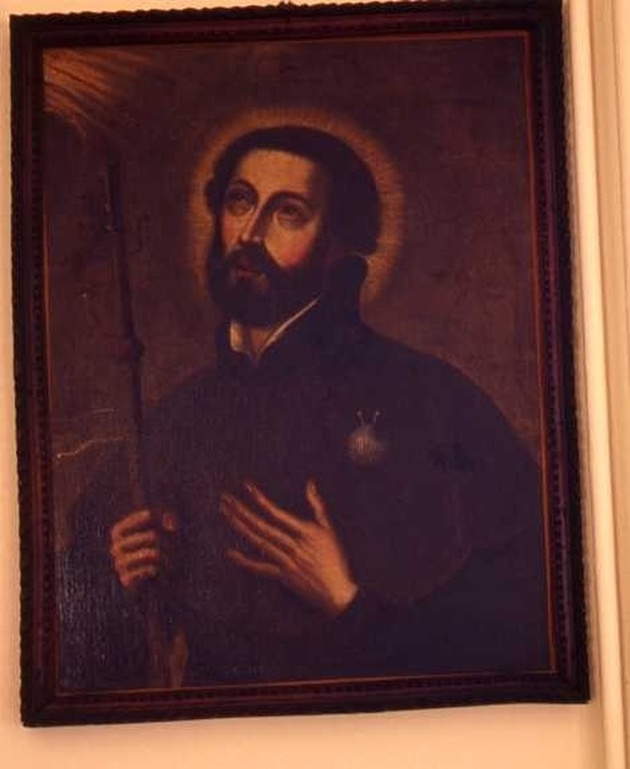 San Rocco (dipinto, opera isolata) - ambito genovese (fine sec. XVII)