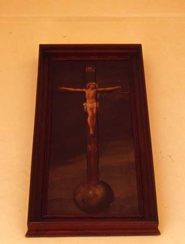 crocifissione (dipinto, opera isolata) - ambito ligure (sec. XIX)