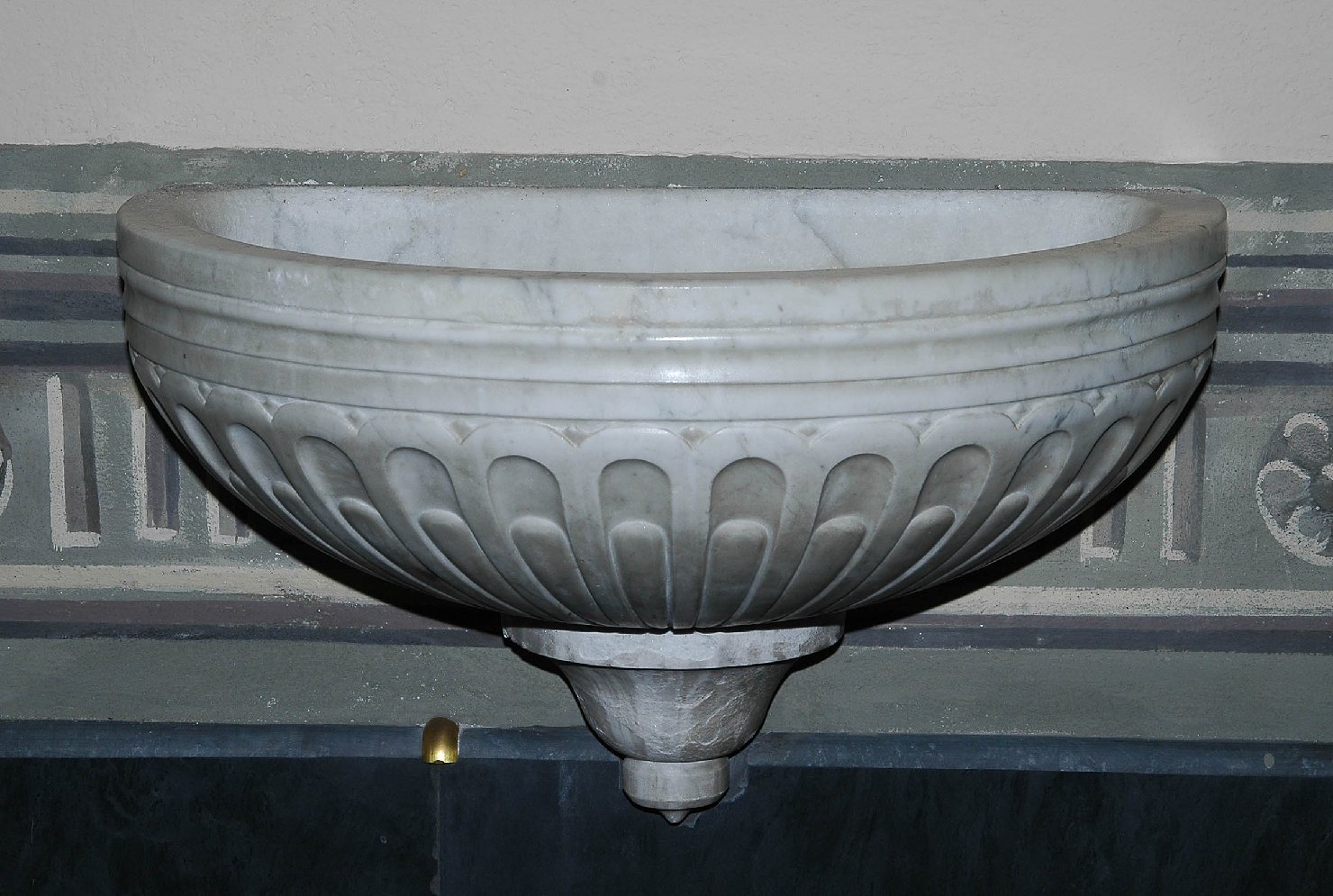 acquasantiera, opera isolata - ambito ligure (sec. XIX)