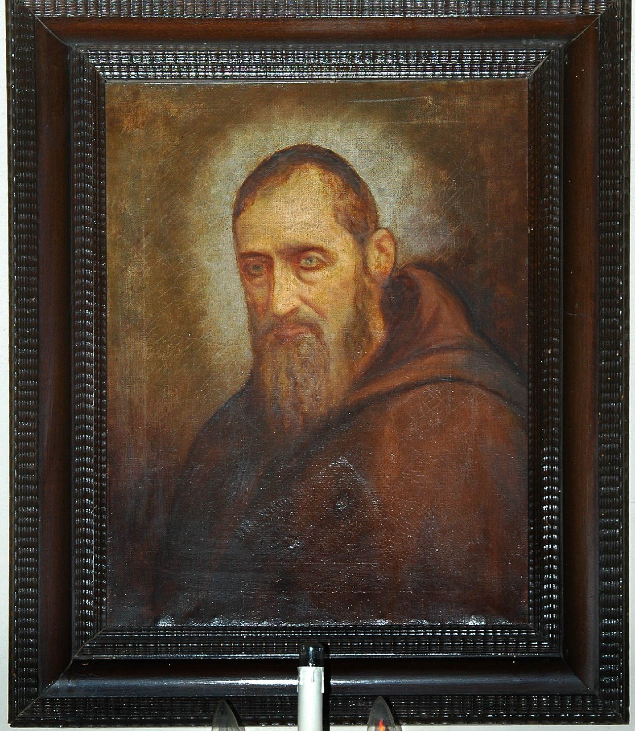 Santo francescano (dipinto, opera isolata) - ambito ligure (sec. XIX)