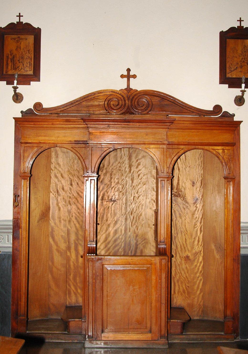 confessionale, opera isolata - ambito ligure (sec. XIX)