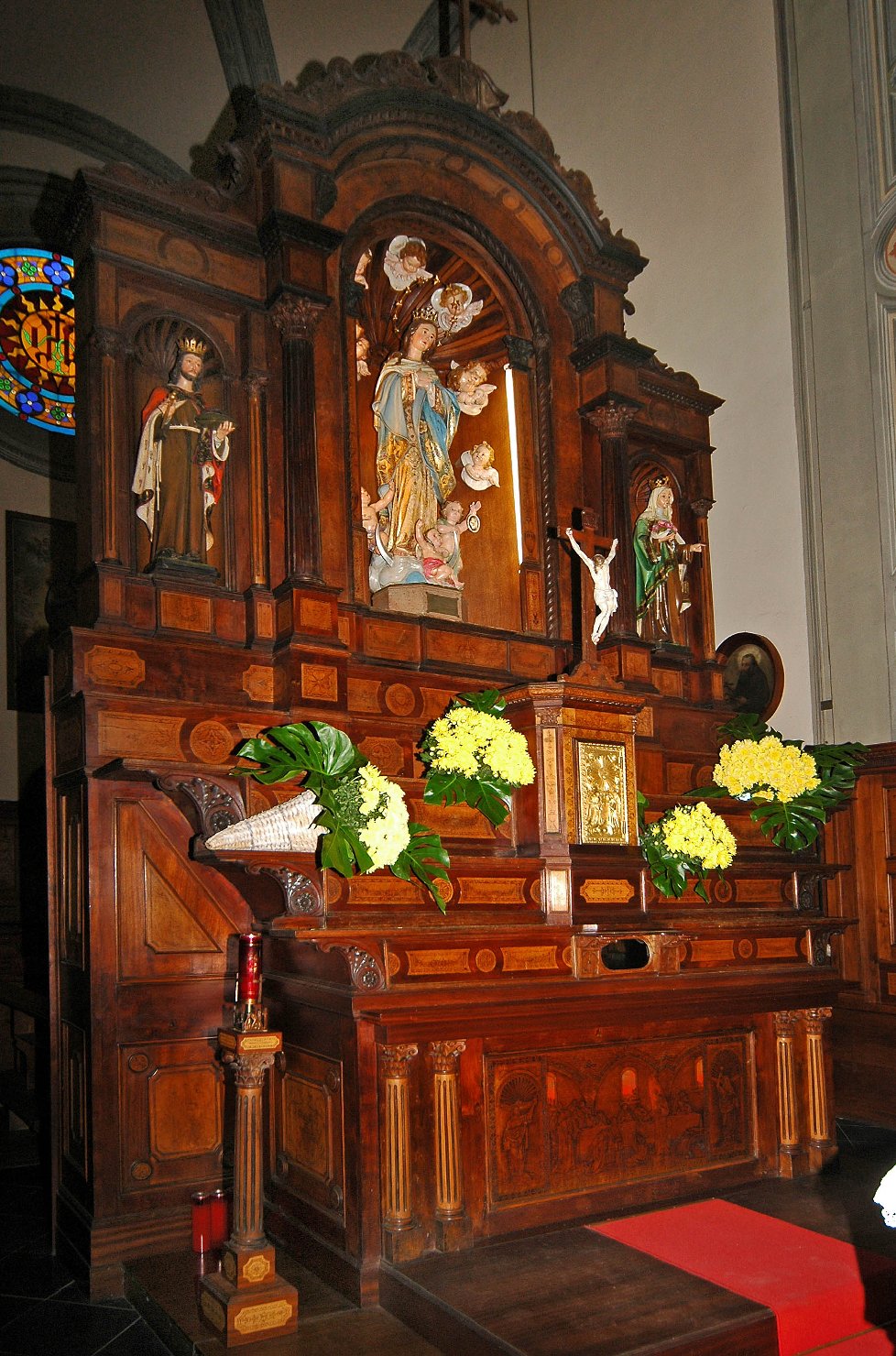 altare maggiore, opera isolata - ambito ligure (sec. XIX)