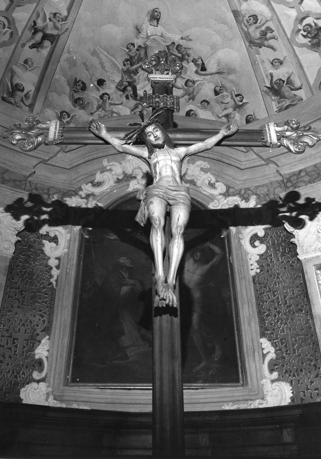 Cristo crocifisso (croce processionale, opera isolata) - ambito ligure (secc. XVIII/ XIX)