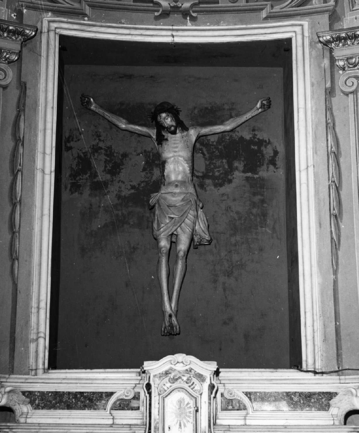 Cristo crocifisso (crocifisso, opera isolata) - ambito ligure (sec. XVI)