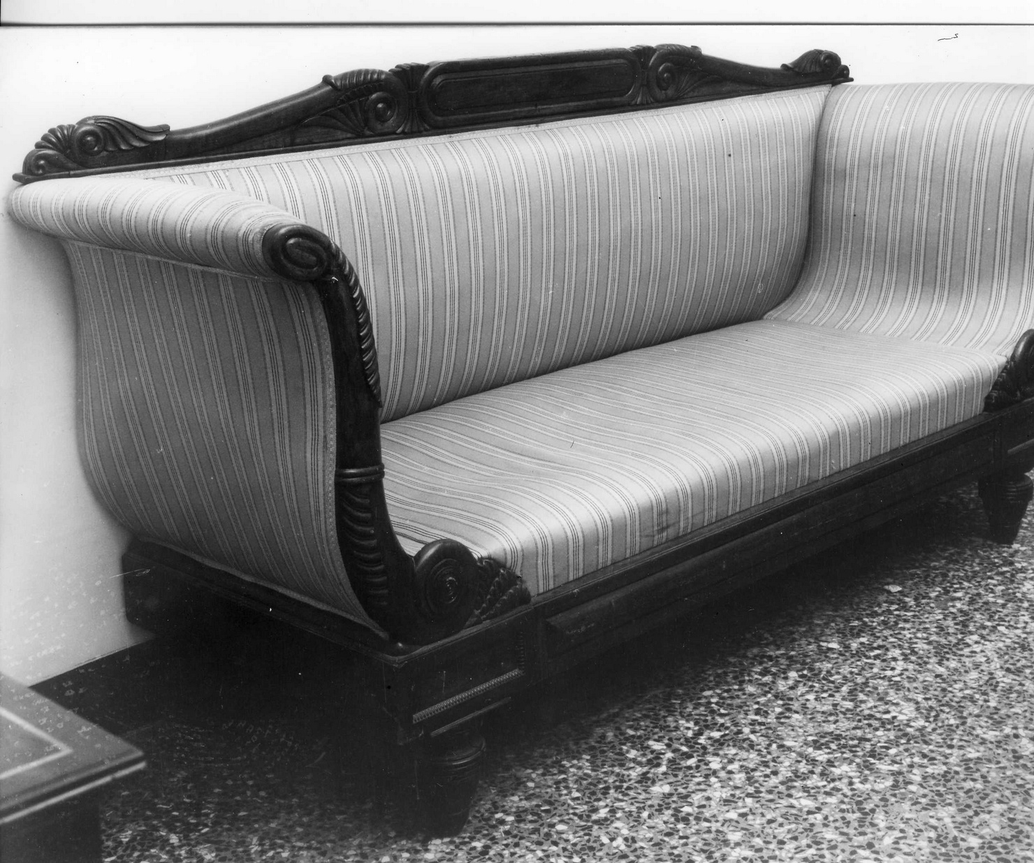 divano, opera isolata - bottega ligure (metà sec. XIX)