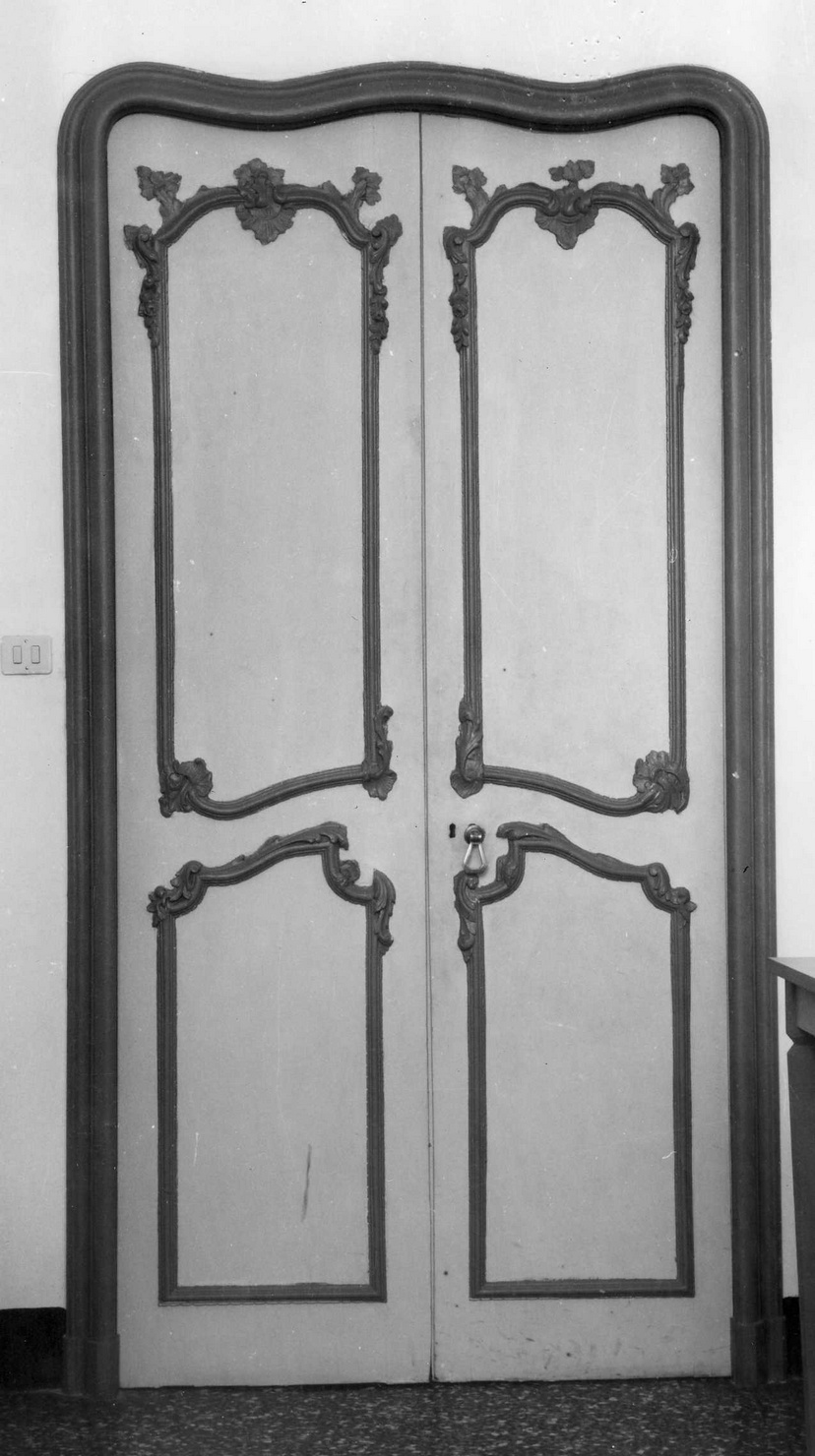 porta - a due battenti, opera isolata - bottega ligure (seconda metà sec. XVIII)