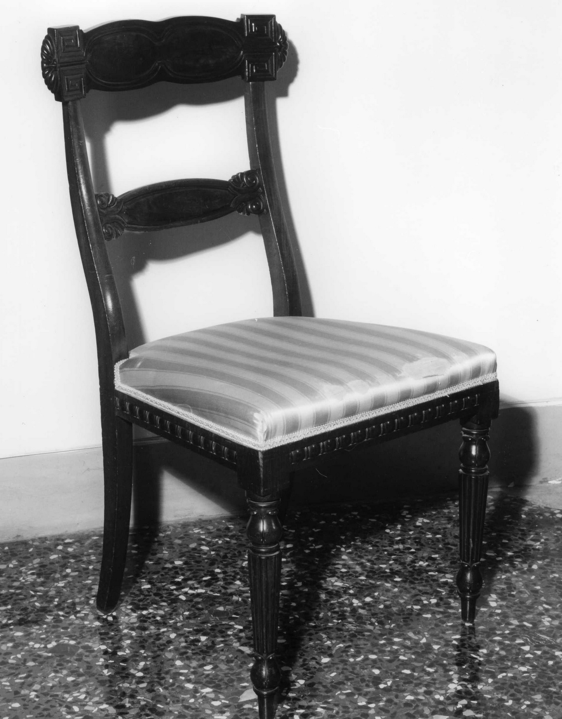sedia, opera isolata di Peters Enrico Tommaso (prima metà sec. XIX)