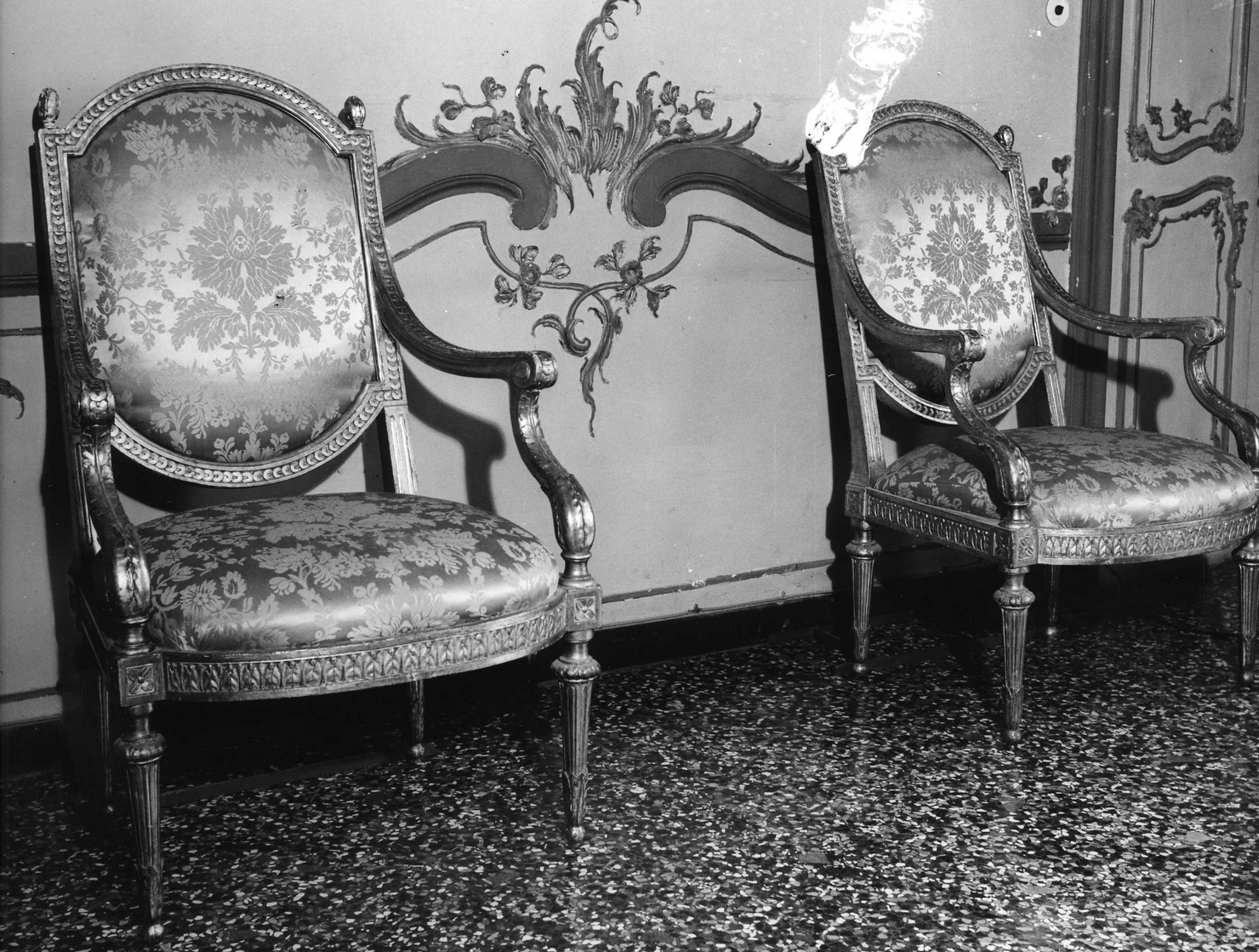 poltrona, serie - bottega ligure (seconda metà sec. XVIII)