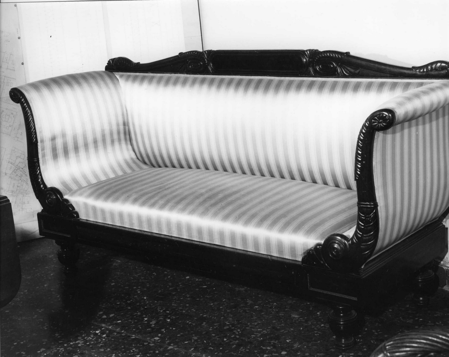 divano, serie - bottega ligure (metà sec. XIX)