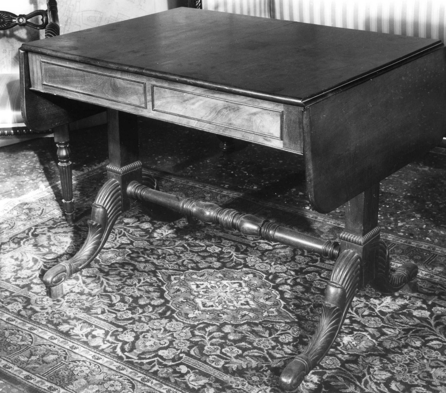 tavolo - a bandelle, opera isolata di Peters Enrico Tommaso (prima metà sec. XIX)