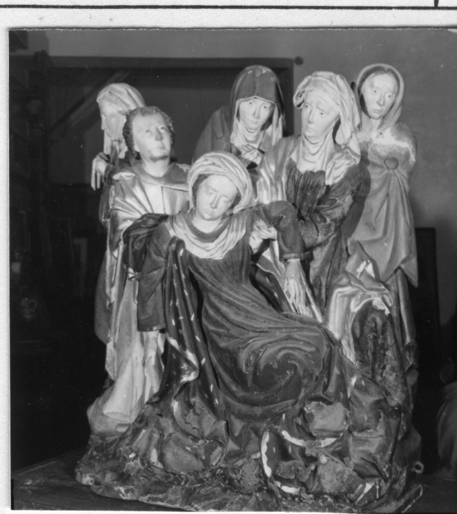 spasimo della Madonna (gruppo scultoreo, opera isolata) - ambito olandese (fine/inizio secc. XV/ XVI)