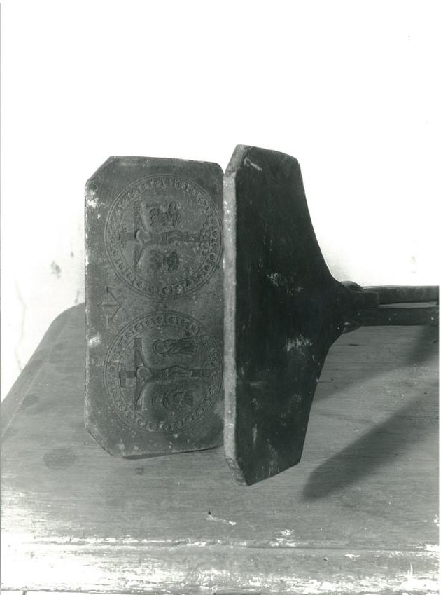 stampo per ostie, opera isolata - bottega ligure (fine sec. XVII)