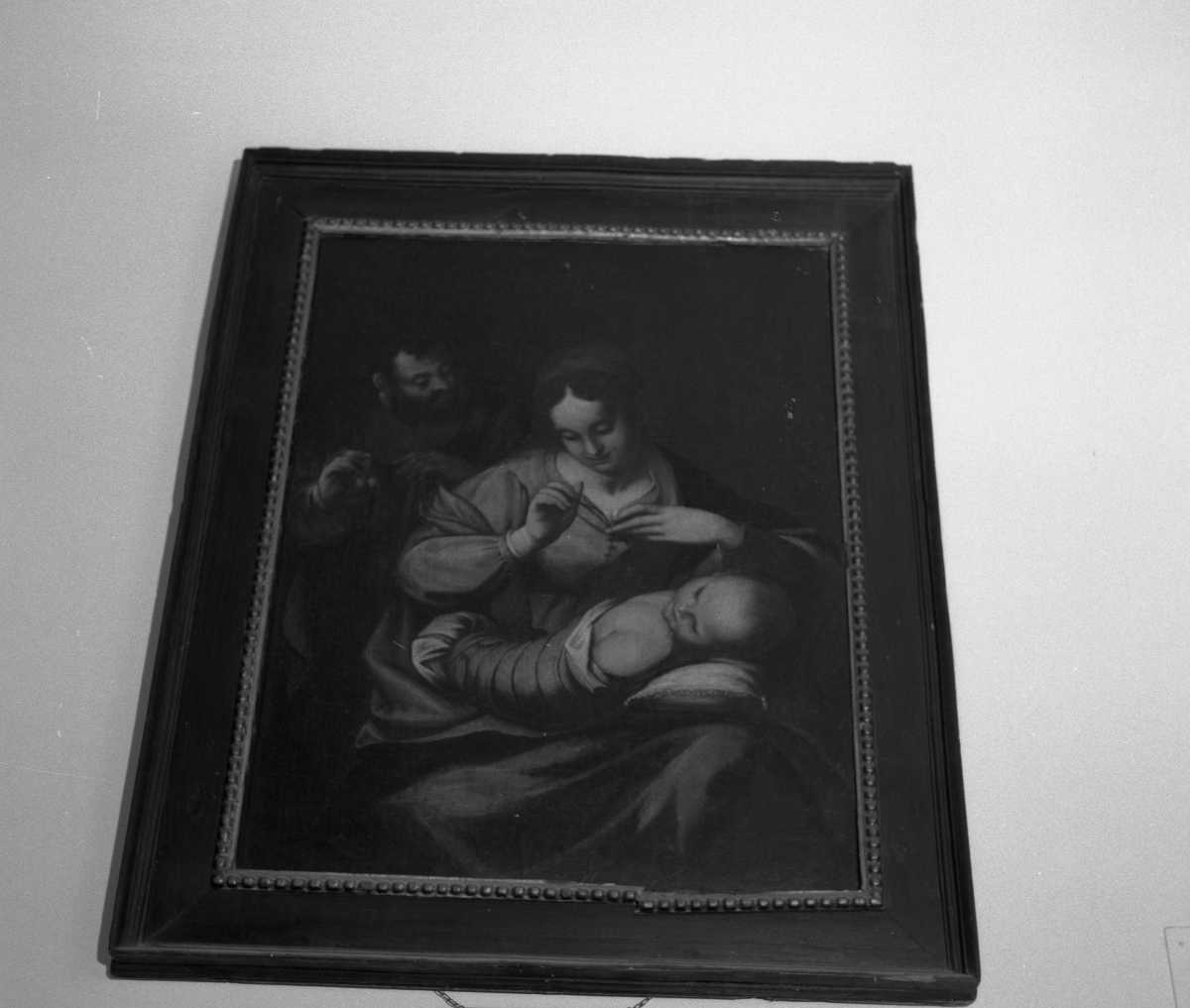 Sacra Famiglia (dipinto, opera isolata) di Paggi Giovanni Battista (attribuito) (ultimo quarto sec. XVI)