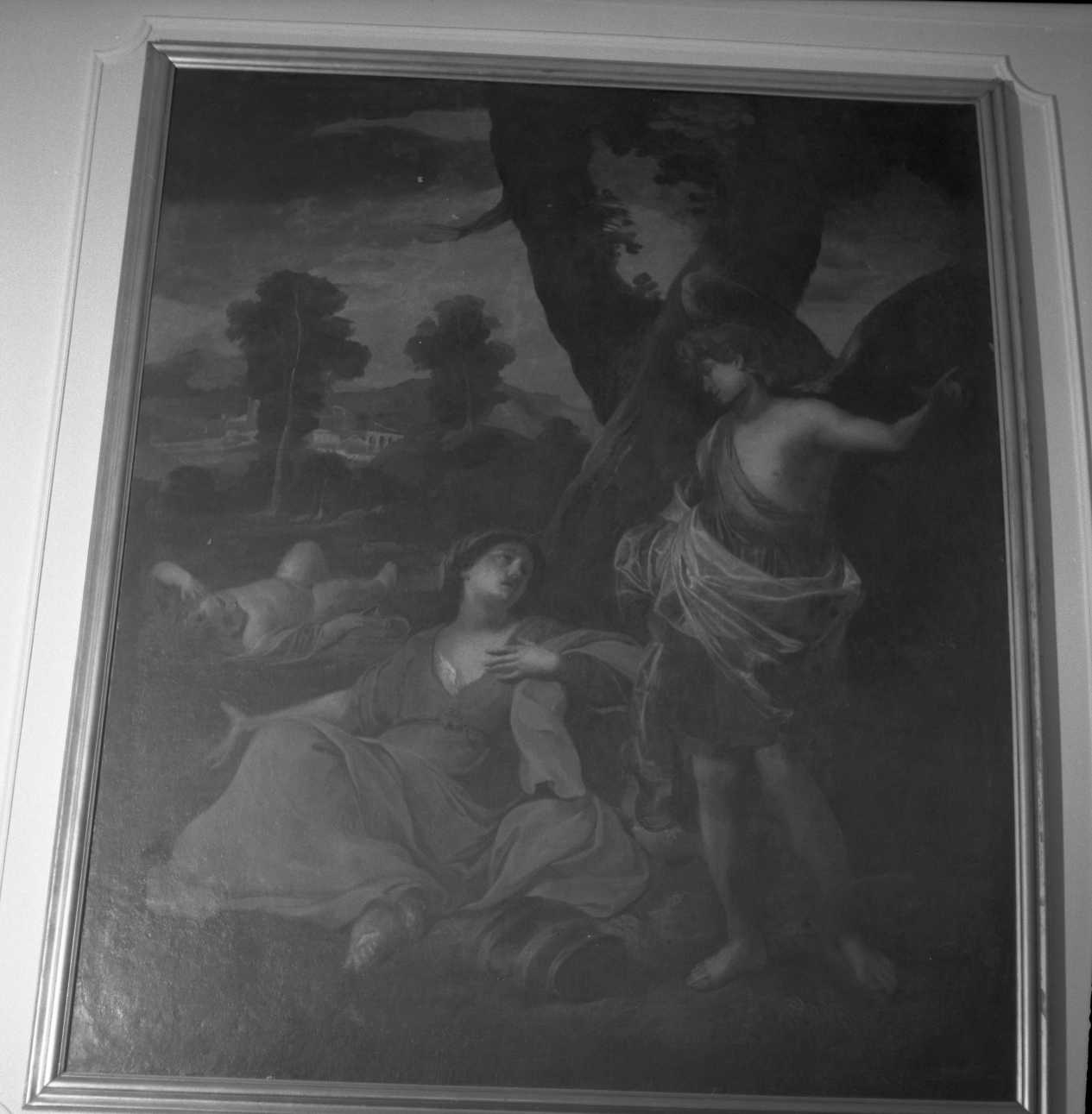 Agar e Ismaele nel deserto (dipinto, opera isolata) di Bocciardo Clemente detto Clementone (prima metà sec. XVII)