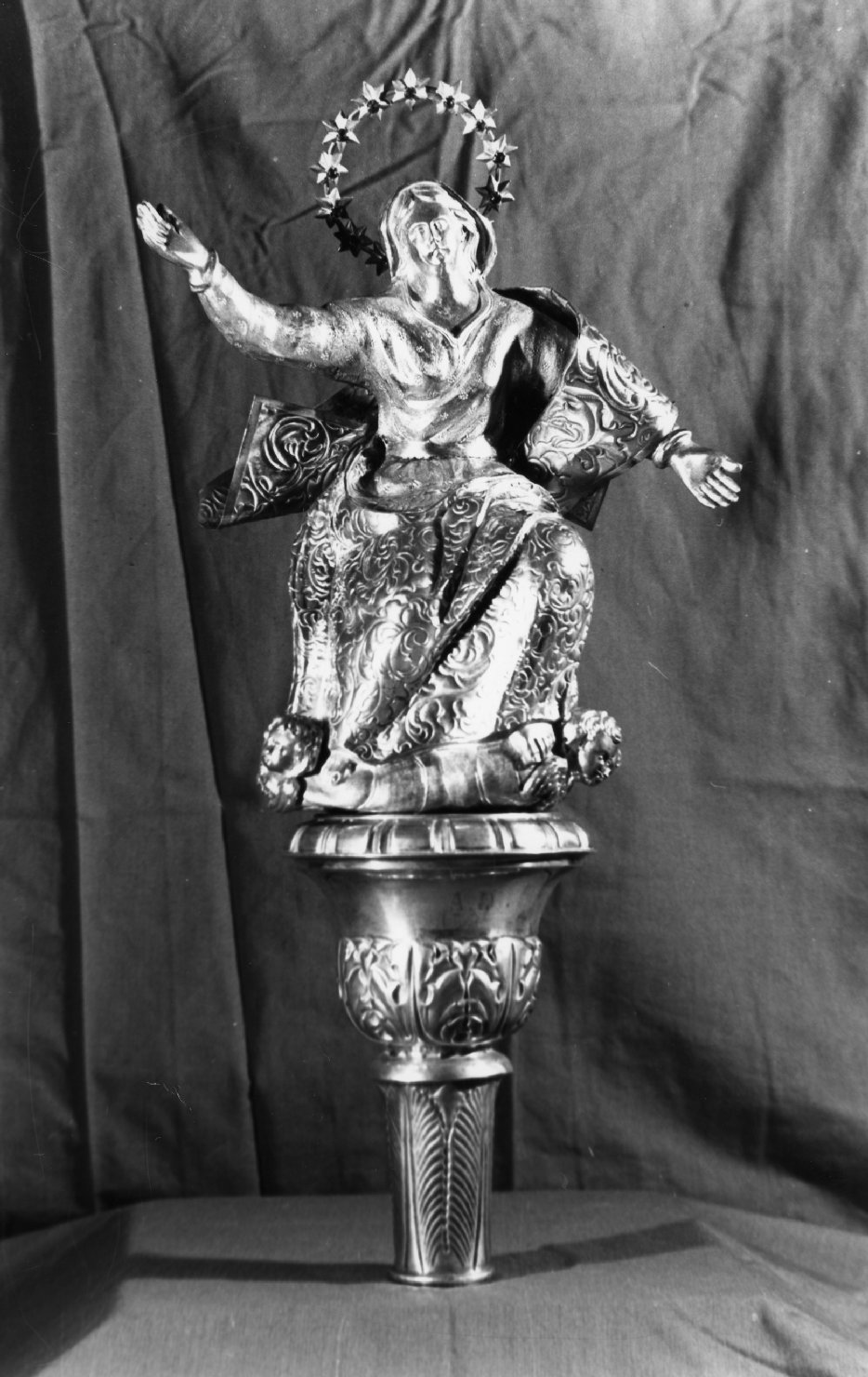 bastone pastorale - ambito ligure (prima metà sec. XVIII)