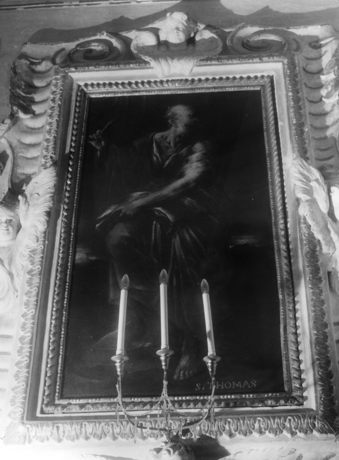 San Tommaso (dipinto, opera isolata) - ambito ligure (seconda metà sec. XVII)