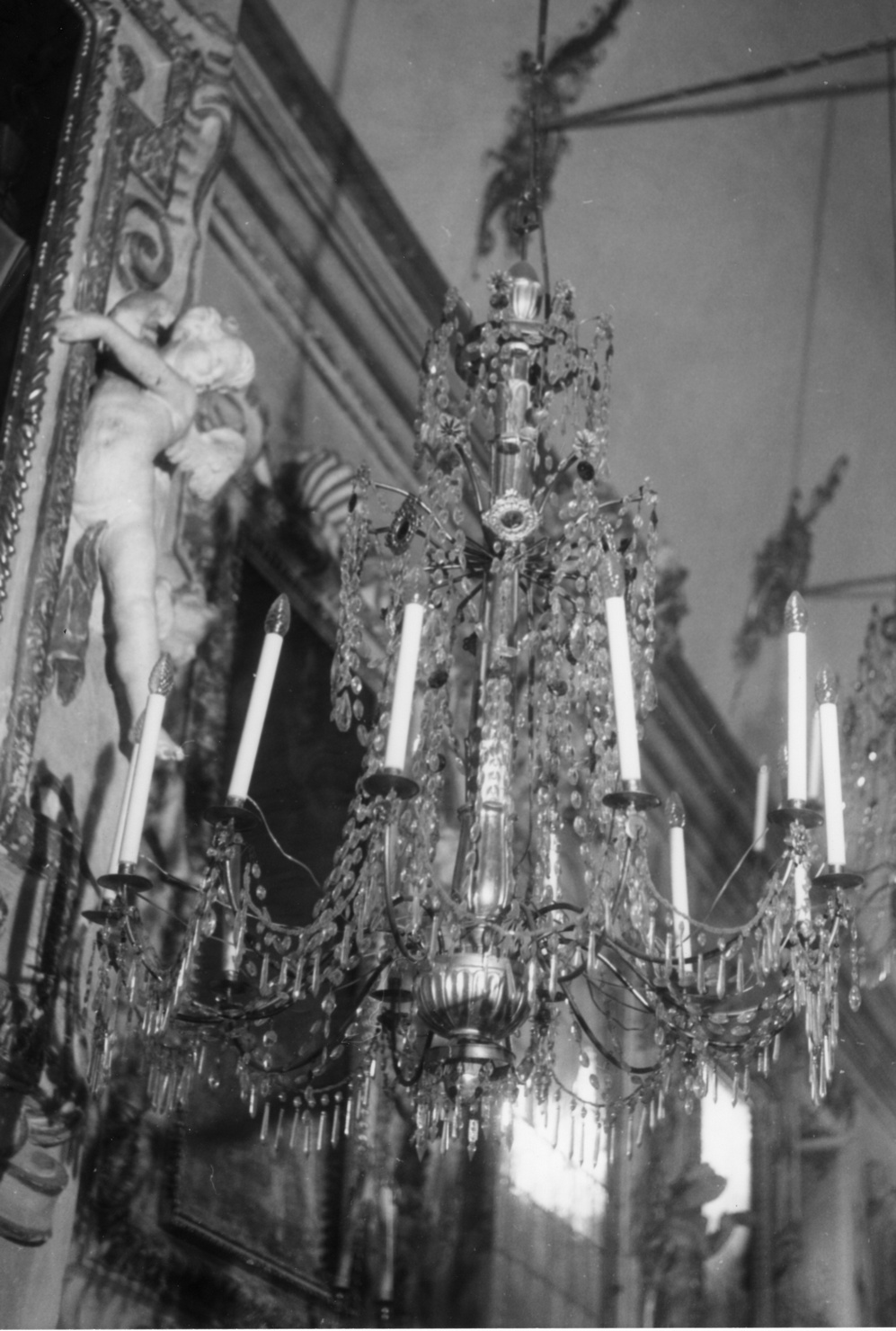 lampadario, serie - manifattura ligure (seconda metà sec. XIX)