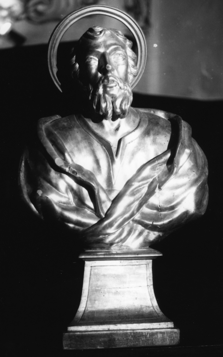 Santo (busto, opera isolata) - ambito ligure (prima metà sec. XIX)