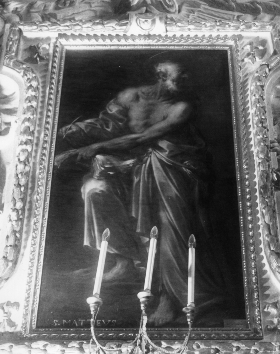 San Matteo Evangelista (dipinto, opera isolata) - ambito genovese (seconda metà sec. XVII)