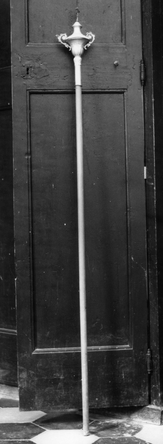 mazza processionale, serie - manifattura ligure (sec. XIX)