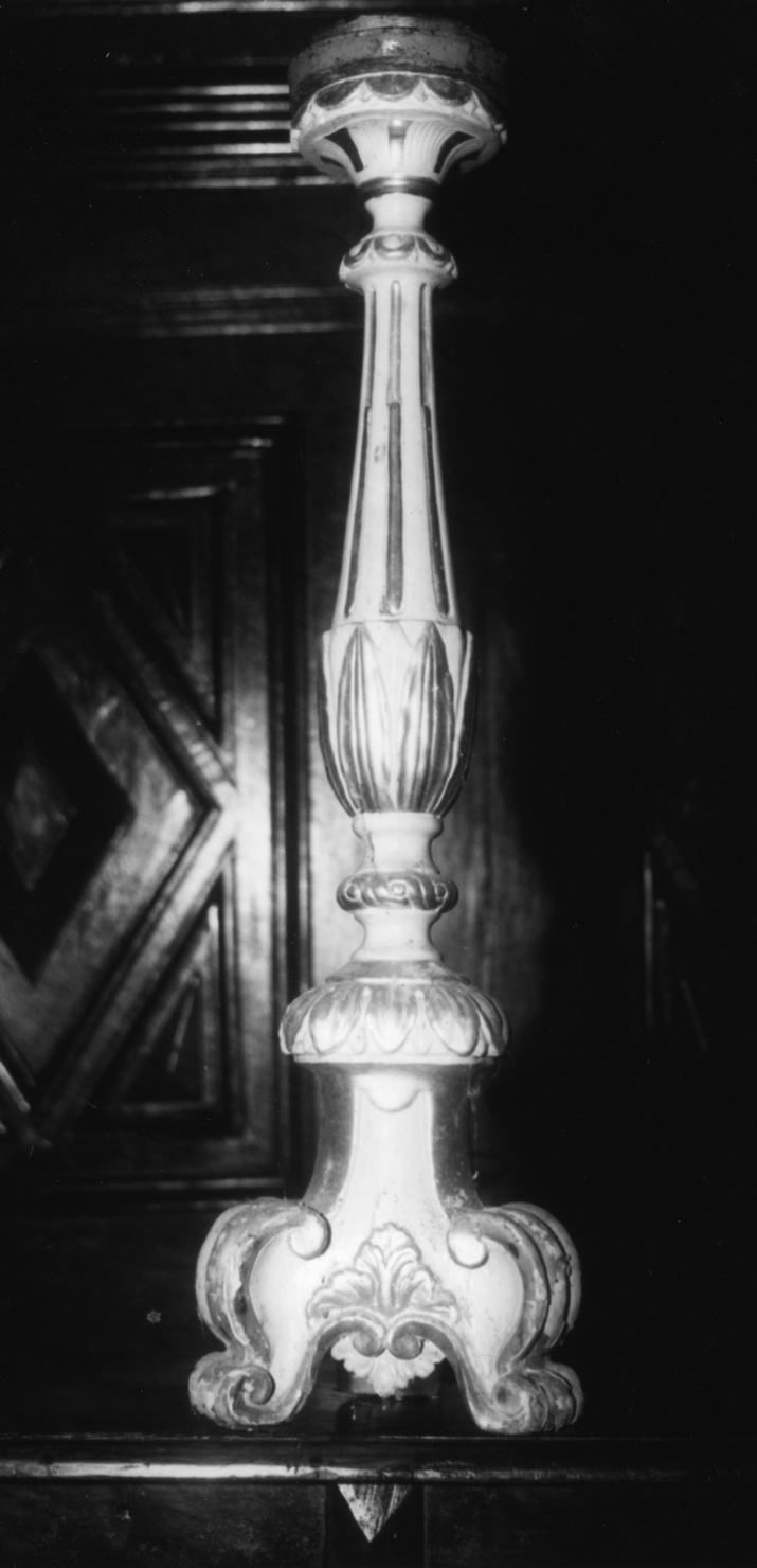 candelabro, opera isolata - manifattura ligure (prima metà sec. XIX)
