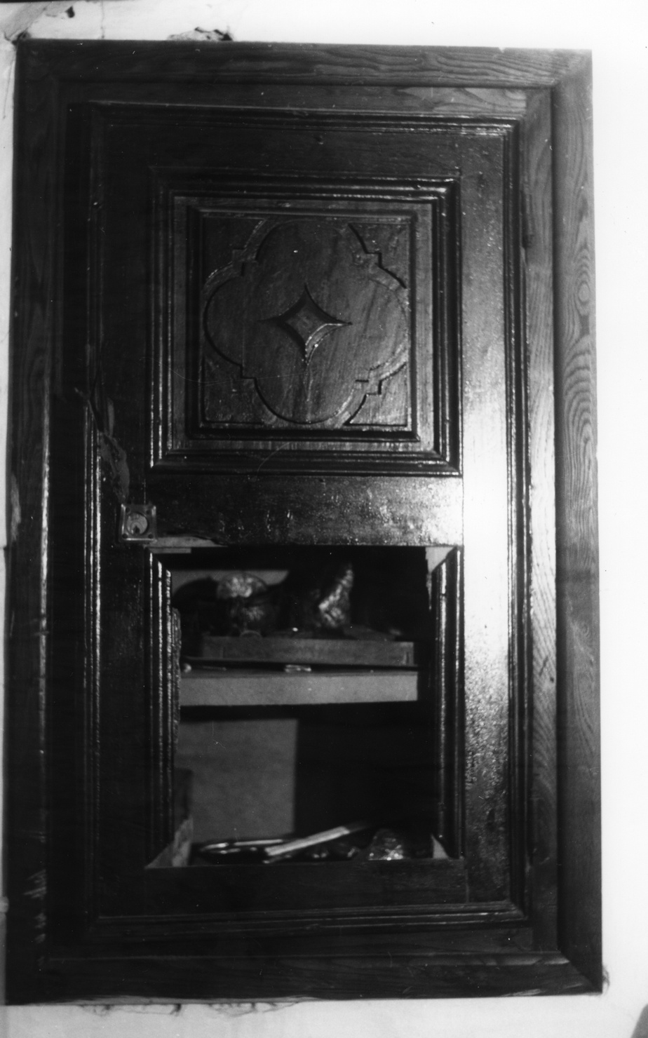 armadietto, opera isolata - manifattura ligure (prima metà sec. XVIII)