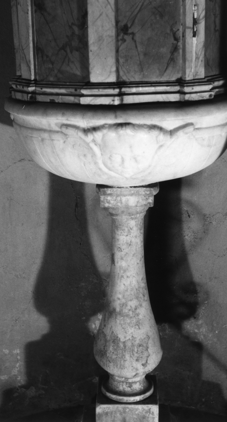 acquasantiera, opera isolata - ambito ligure (sec. XIX)