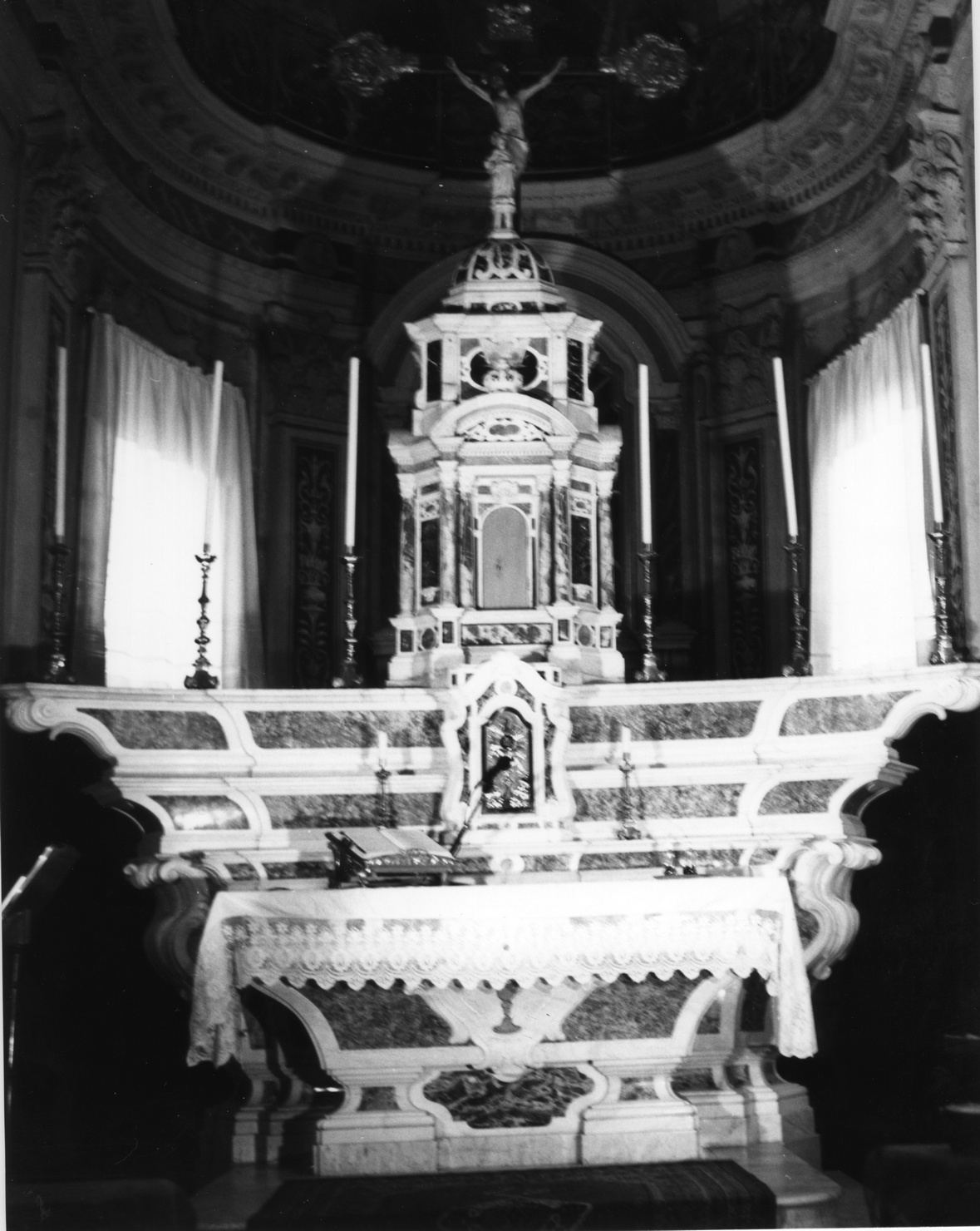 altare maggiore, opera isolata - ambito ligure (sec. XVIII)