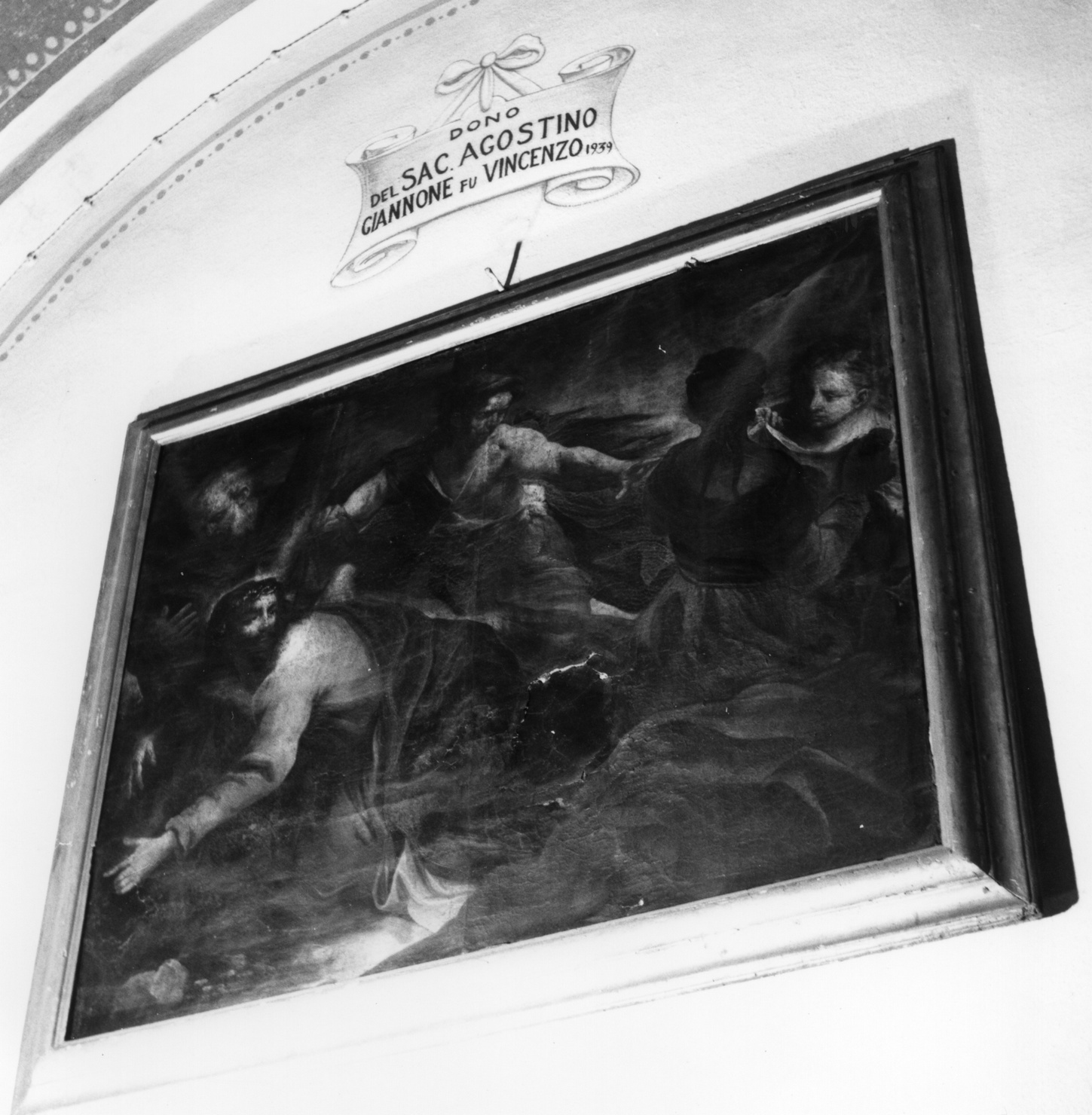 salita di Cristo al monte Calvario (dipinto, opera isolata) - ambito ligure (?) (sec. XVII)