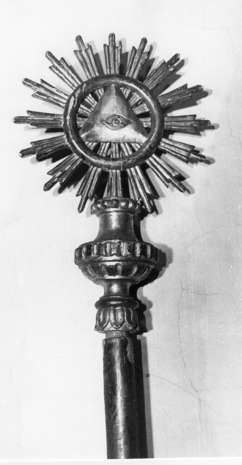 occhio divino (mazza processionale) (sec. XIX)