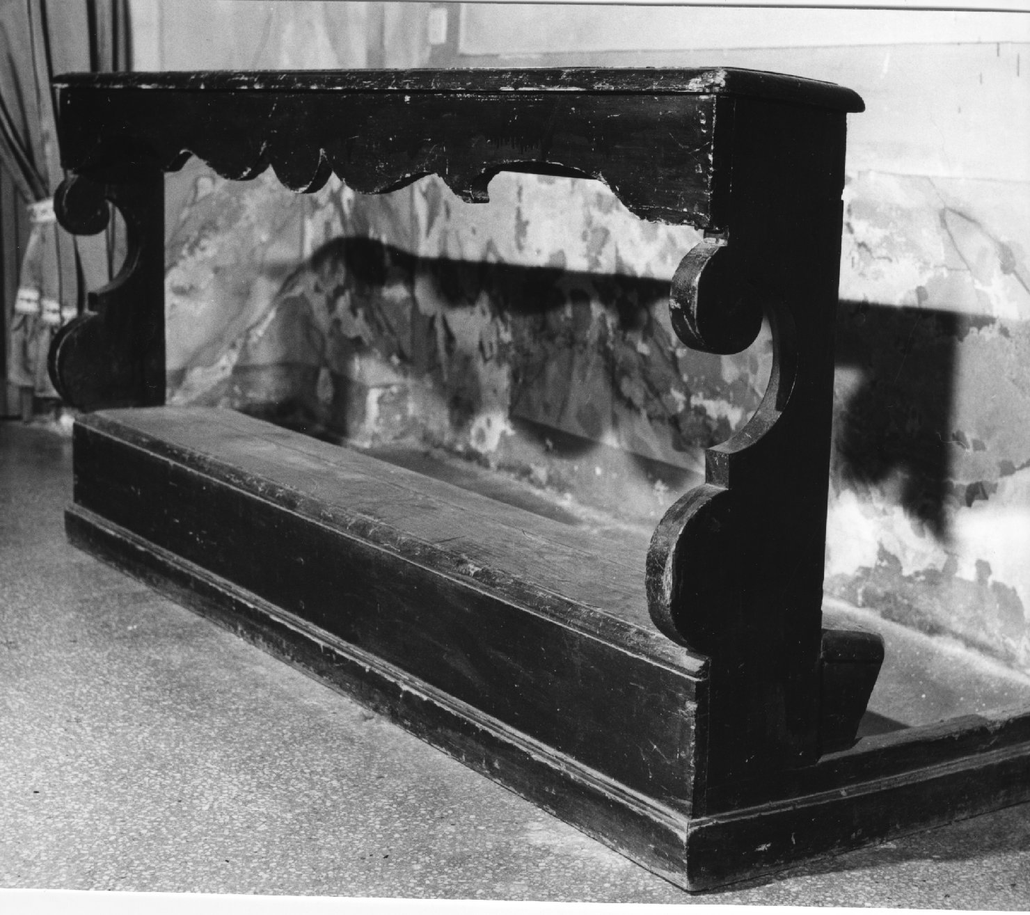 inginocchiatoio - a montanti sagomati (sec. XIX)