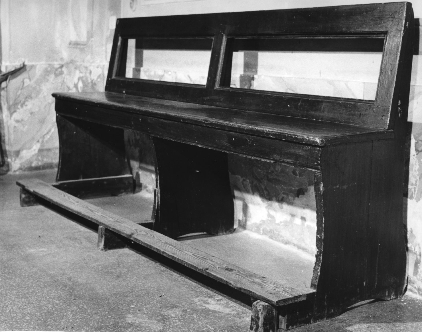 panca con schienale (sec. XIX)