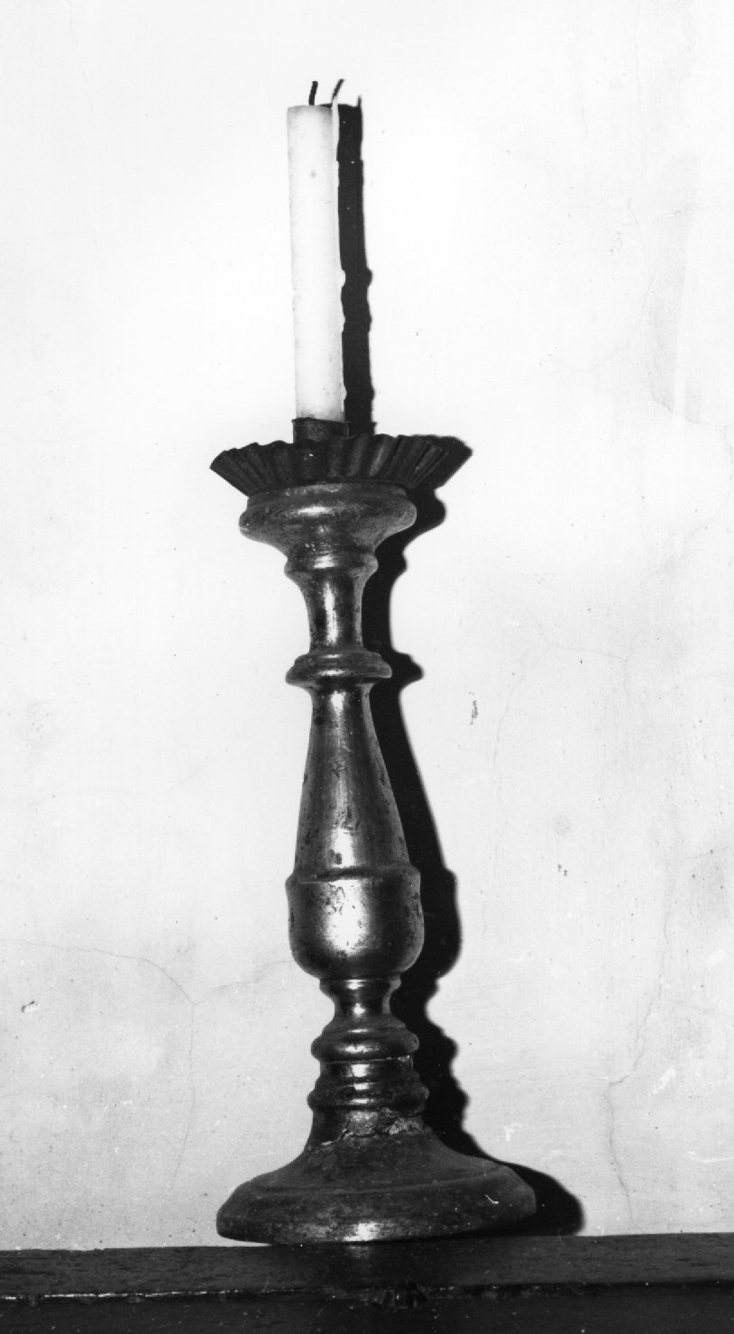 candeliere d'altare (inizio sec. XX)