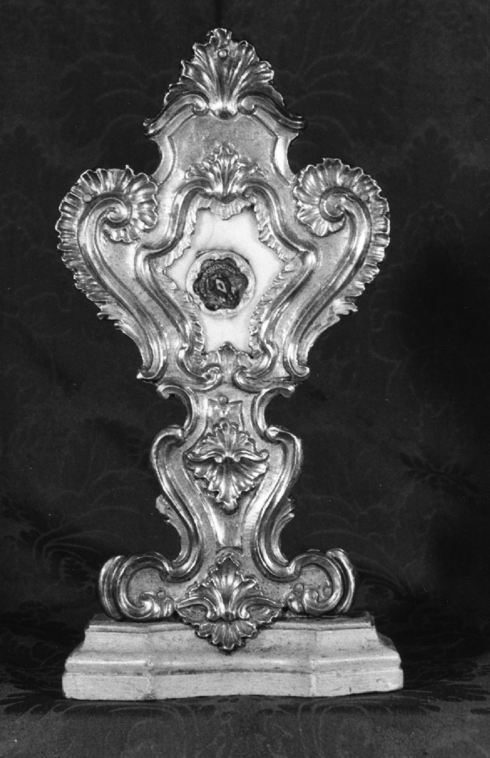 reliquiario - a ostensorio - ambito ligure (metà sec. XVIII)