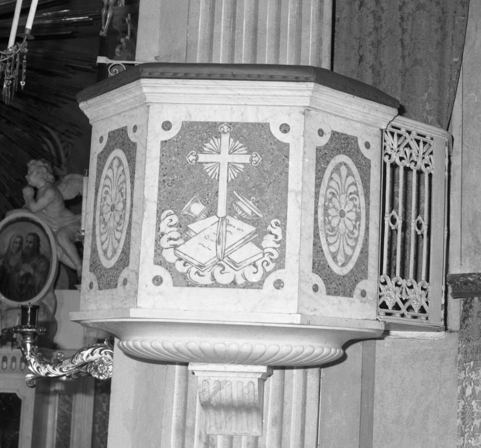 pulpito, opera isolata - bottega ligure (sec. XIX)