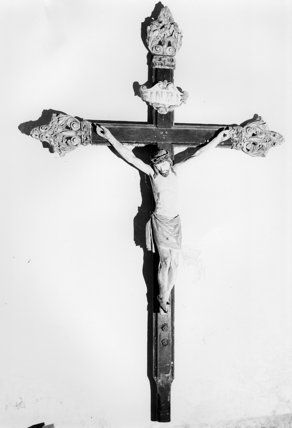 Cristo crocifisso (crocifisso, opera isolata) - bottega ligure (sec. XVIII)