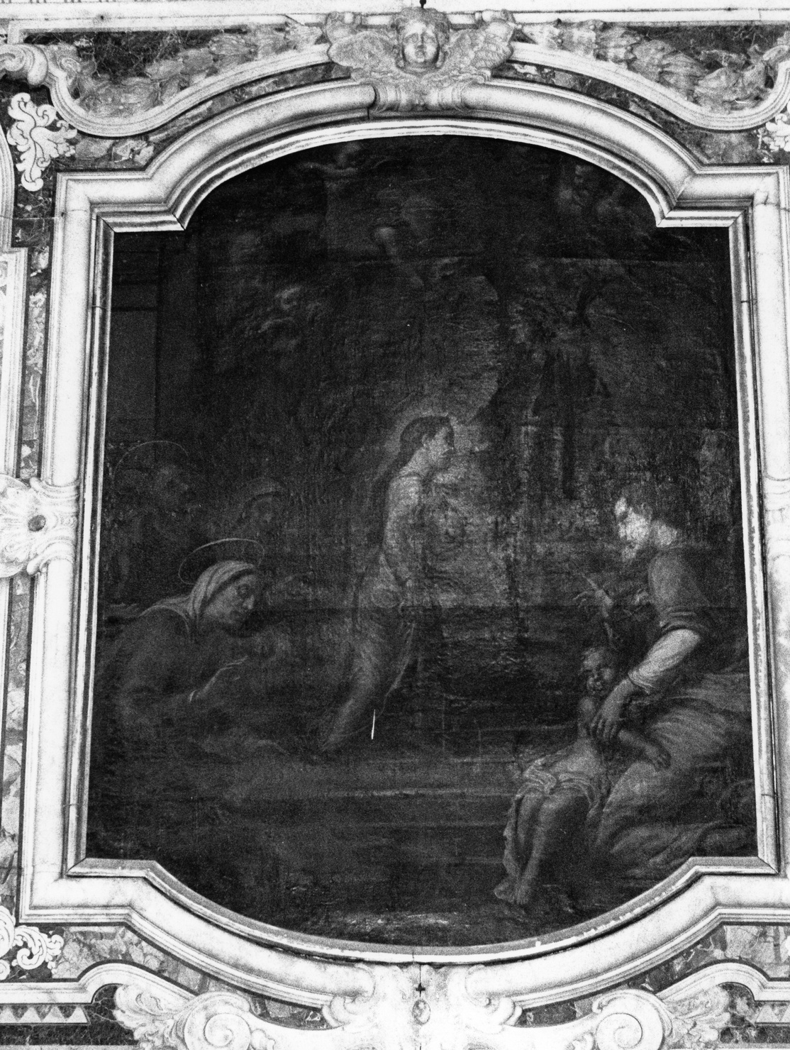 presentazione di Maria Vergine al tempio (dipinto, opera isolata) - ambito ligure (sec. XVIII)