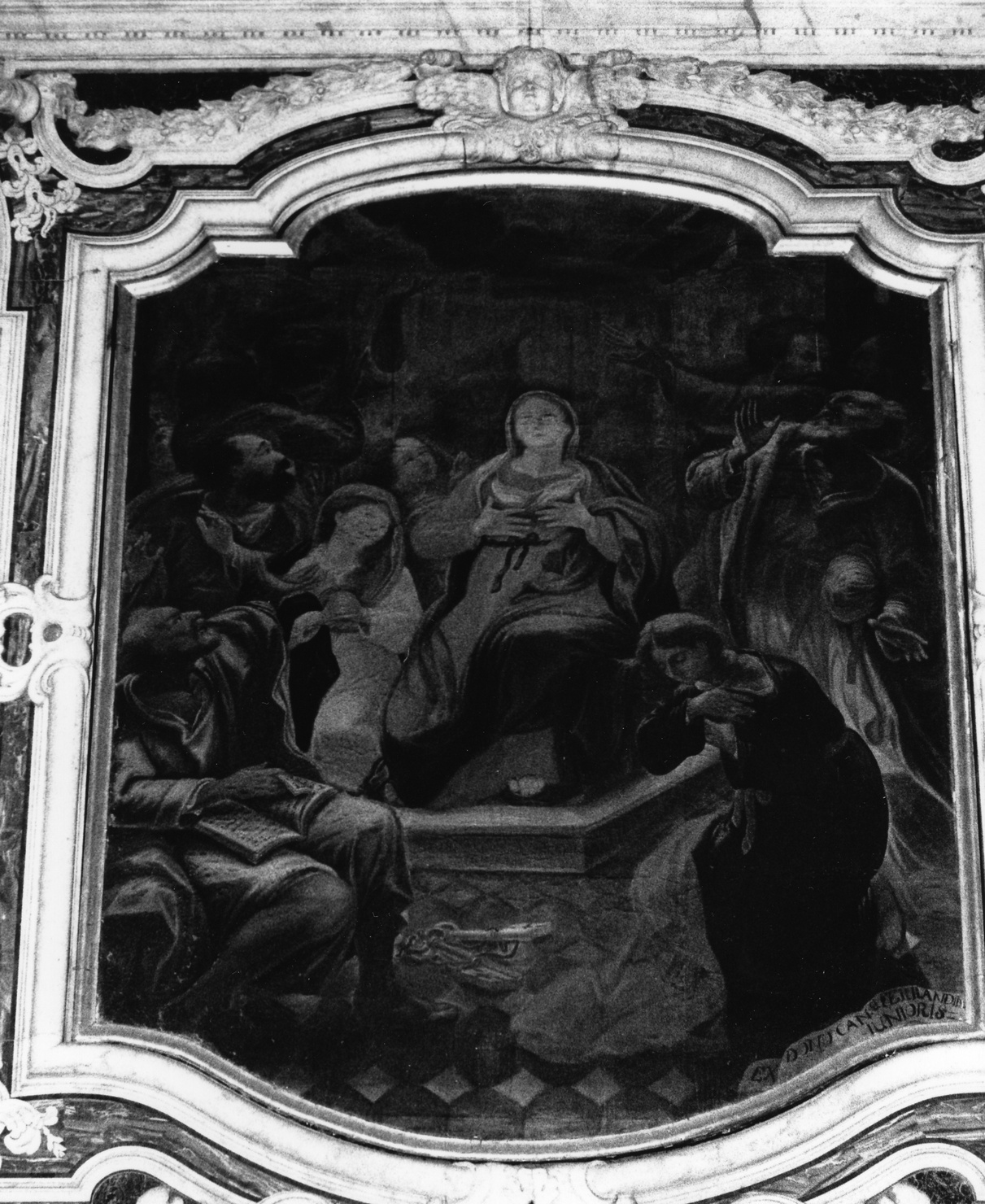 Pentecoste (dipinto, opera isolata) - ambito ligure (sec. XVIII)