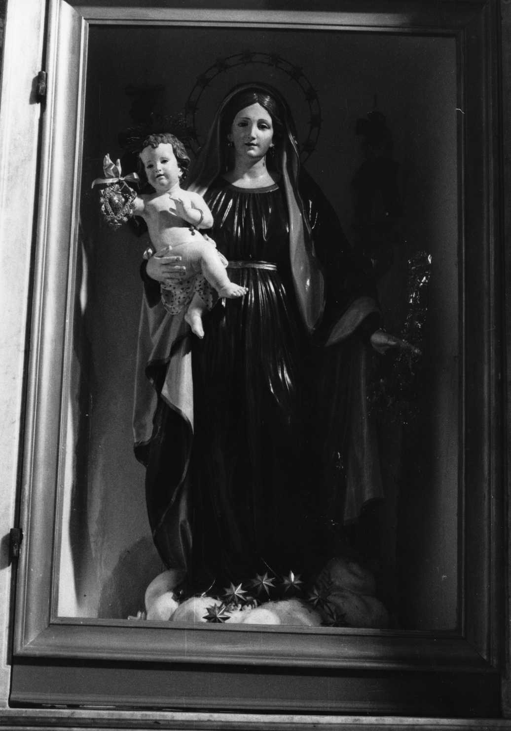 Madonna della Neve (macchina processionale, opera isolata) di Drago Giovanni Battista (sec. XIX)