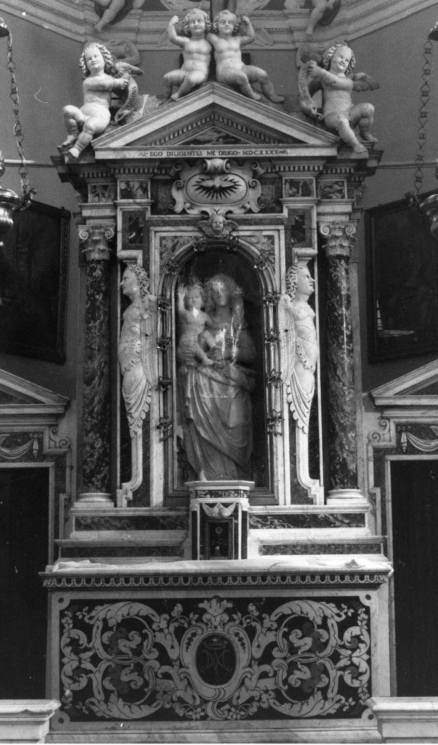 altare maggiore, opera isolata - ambito ligure (sec. XVII)