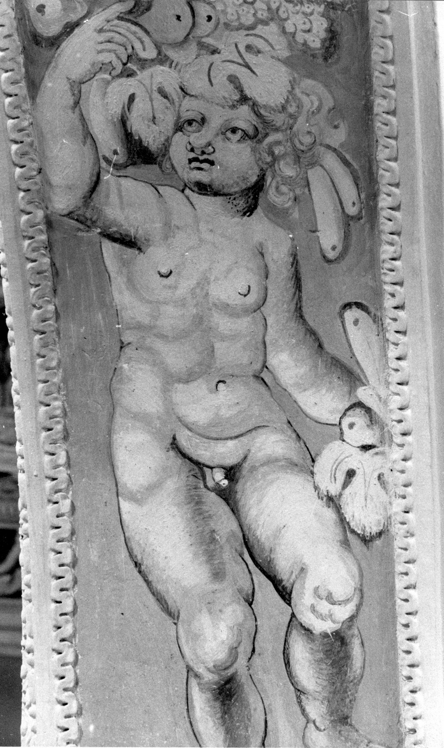 putti (dipinto murale, serie) - ambito ligure (sec. XVII)