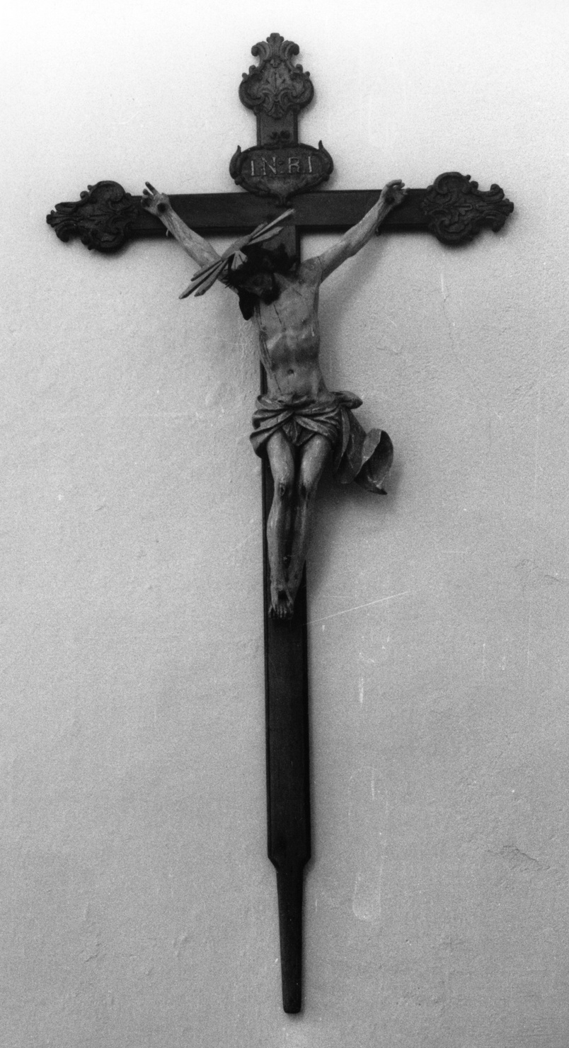 Cristo crocifisso (croce d'altare, opera isolata) - ambito ligure (metà sec. XVIII)