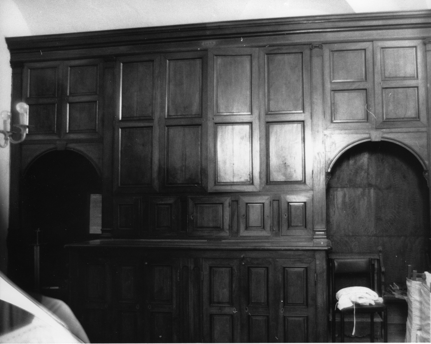 armadio da sacrestia, opera isolata - bottega ligure (sec. XIX)