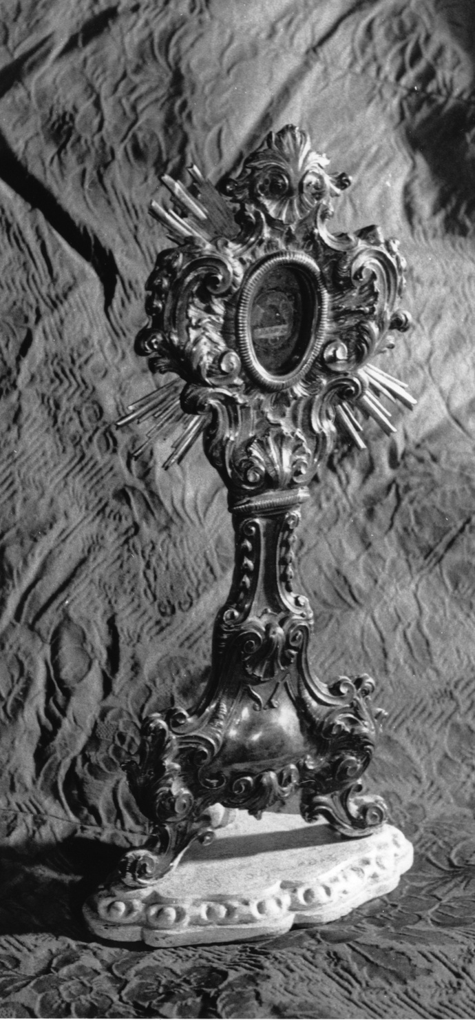 reliquiario - bottega ligure (sec. XVIII)