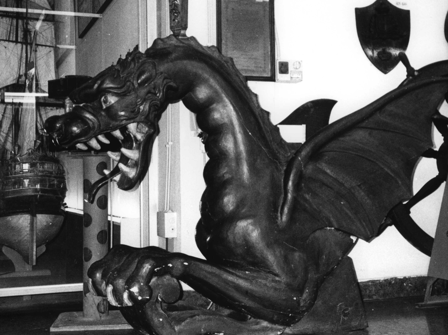 drago (scultura, opera isolata) - ambito triestino (terzo quarto, terzo quarto sec. XIX, sec. XIX)
