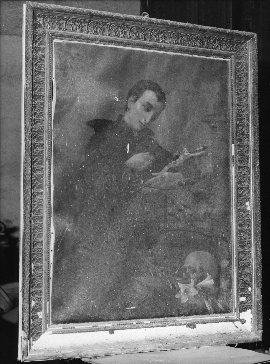 San Luigi Gonzaga (dipinto, opera isolata) - ambito ligure (prima metà sec. XX)